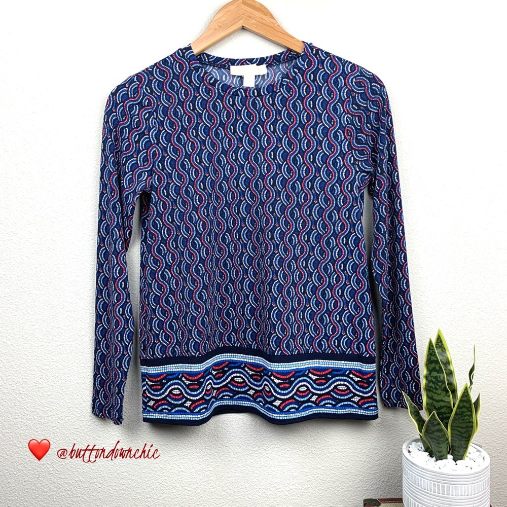 MICHAEL KORS Women’s Printed Top, Size Petite